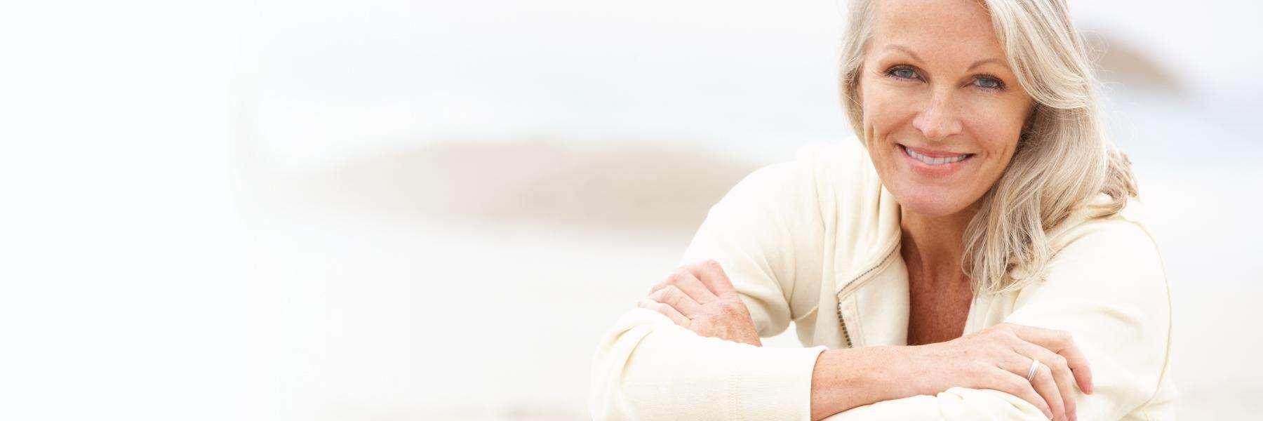 older woman with dentures in mona vale