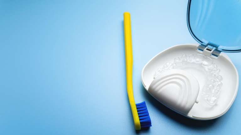 Clear aligner case and tools for orthodontic patient in Mona Vale NSW