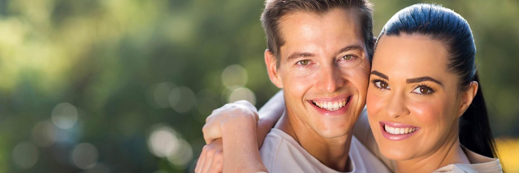 young couple with veneers in mona vale nsw